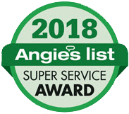 Winner of 2017 Angies List Super Service Award